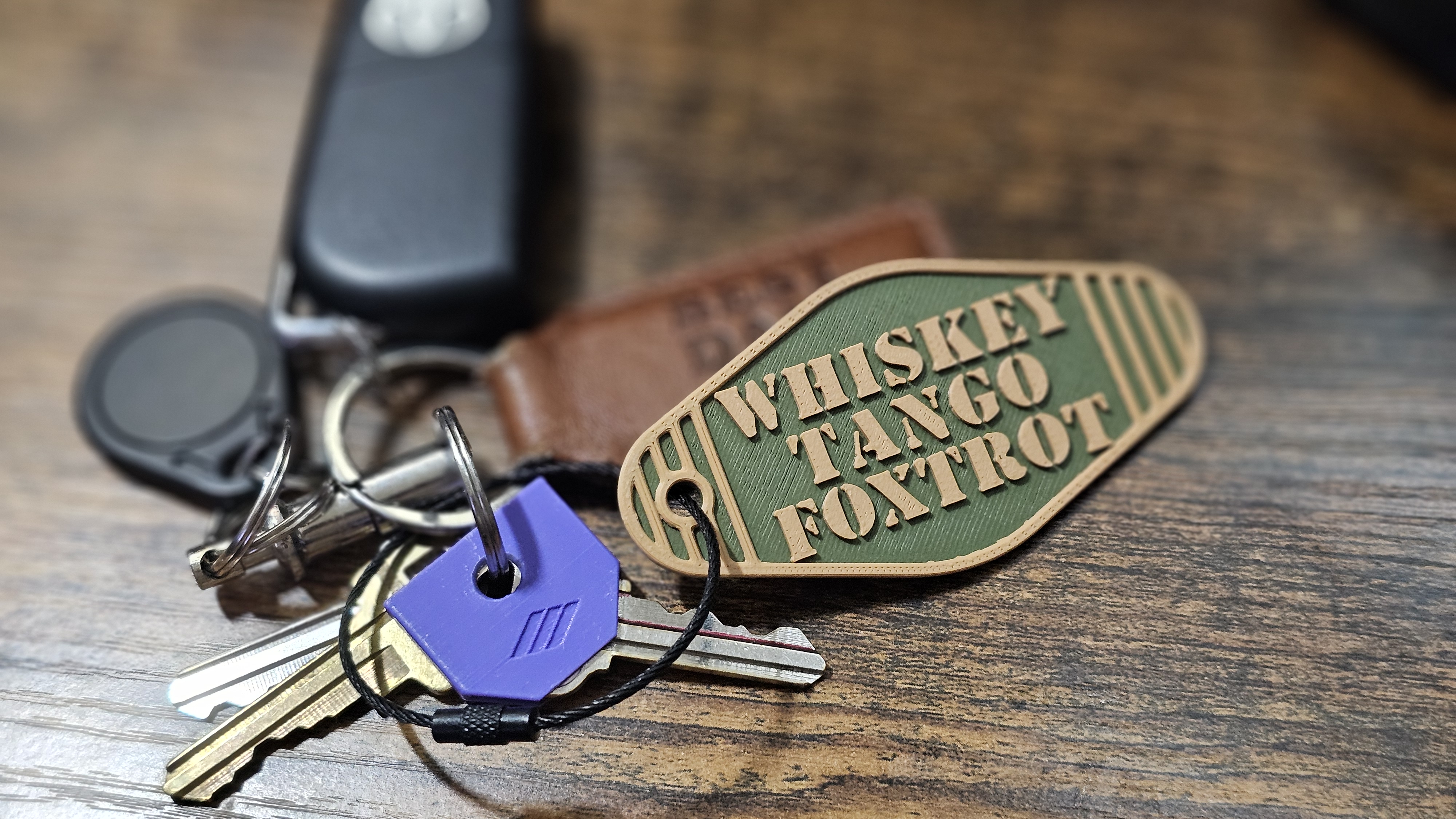 Custom Keychain - Personalized 3D printed keychain